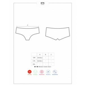 876-SHO-1 szorty czarne S/M