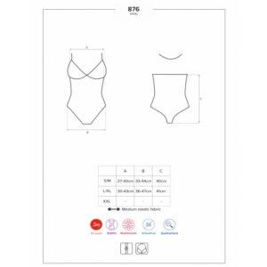 876-TED-1 body czarne S/M
