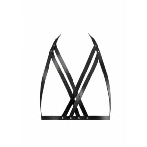 Bijoux Indiscrets - MAZE Halter Bra Harness Black