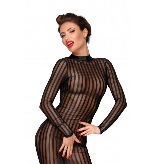 f182-classic-dress-made-of-elastic-tulle-xl