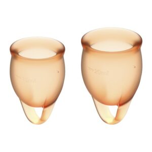 Feel Confident Menstrual Cup Set Orange