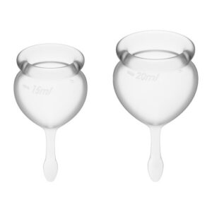 Feel Good Menstrual Cup Set Transparent