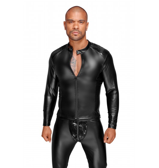 h052-powerwetlook-men-s-jacket-with-pleated-pvc-epaulets-m