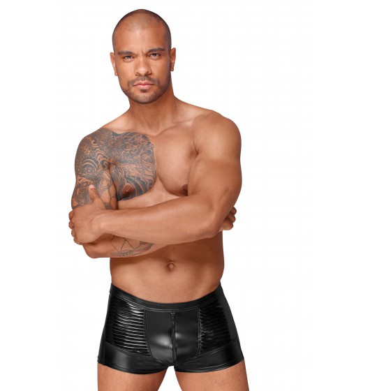 h054-powerwetlook-men-s-shorts-with-decorative-pvc-pleats-s