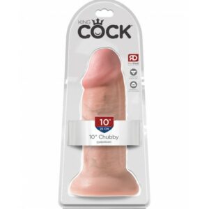 King Cock 10 inch Chubby Flesh