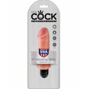 Kink Cock 5" Vibrating Stiffy Flesh