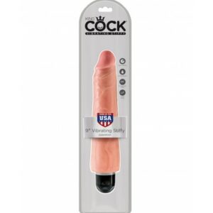Kink Cock 9" Vibrating Stiffy Flesh
