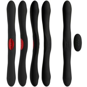 Kink Dual-Flex Silicone Vibrator with Wireless Remote