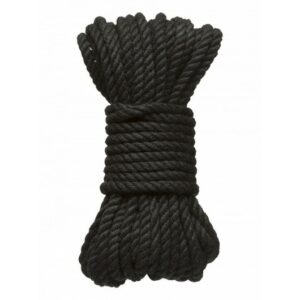 Kink Hogtied Bind & Tie 6mm Black Hemp Bondage Rope 30 Feet