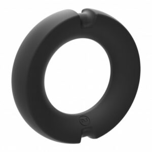 Kink Hybrid Silicone Covered Metal Cock Ring 35mm