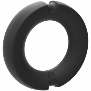 Kink Hybrid Silicone Covered Metal Cock Ring 50mm