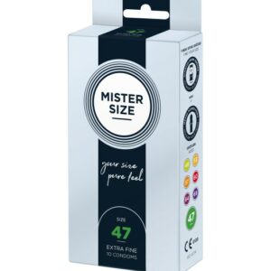 Mister.Size 47 mm Condoms 10 Pieces