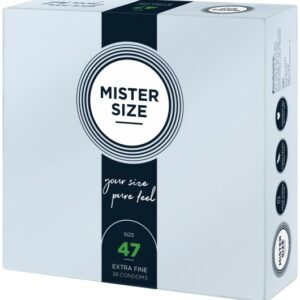 Mister.Size 47 mm Condoms 36 Pieces