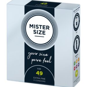 Mister.Size 49 mm Condoms 3 Pieces