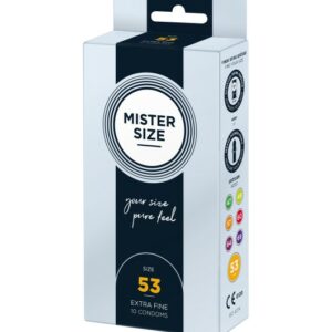 Mister.Size 53 mm Condoms 10 Pieces