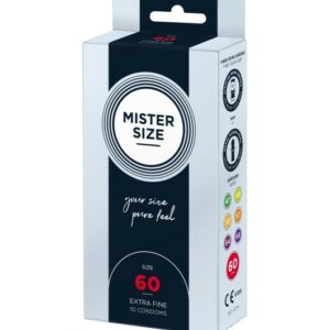 Mister.Size 60 mm Condoms 10 Pieces