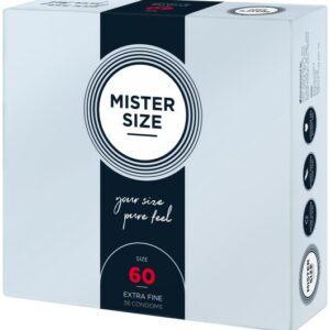 Mister.Size 60 mm Condoms 36 Pieces