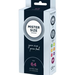 Mister.Size 64 mm Condoms 10 Pieces