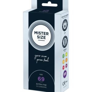 Mister.Size 69 mm Condoms 10 Pieces