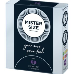 Mister.Size 69 mm Condoms 3 Pieces
