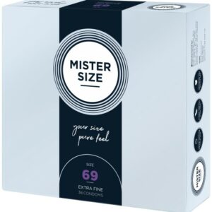 Mister.Size 69 mm Condoms 36 Pieces