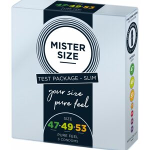 Mister.Size Testbox 47-49-53 3 Condoms