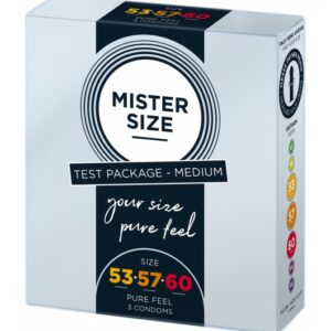 Mister.Size Testbox 53-57-60 3 Condoms