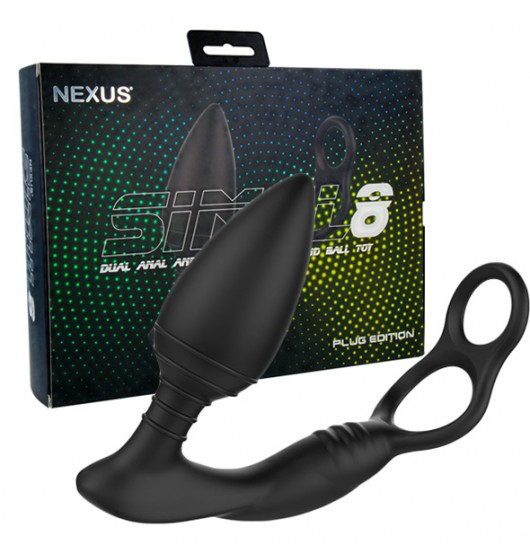 nexus-simul8-plug-edition-vibrating-dual-motor-anal-cock-and-ball-toy