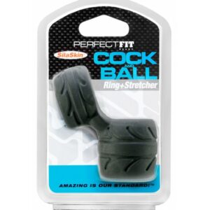 Perfect Fit SilaSkin Cock & Ball Black