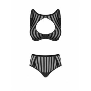 Petitenoir Set out of high neck underwired bra and brief M
