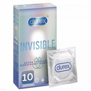 Prezerwatywy Durex Invisible A10 dodatkowo nawilżone