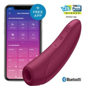 Satisfyer Curvy 1+ Rose Red incl. Bluetooth and App
