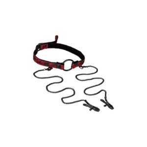 SCANDAL OPEN MOUTH GAG WITH CLAMPS