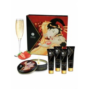 Shunga - Sparkling Strawberry Wine (zestaw)