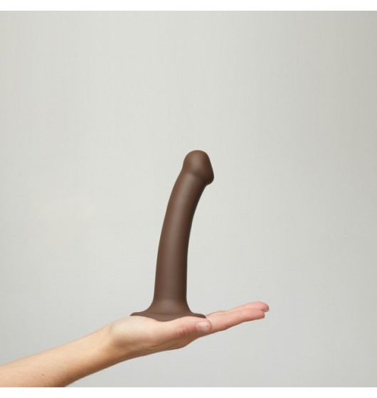 silicone-bendable-dildo-double-density-chocolate-m