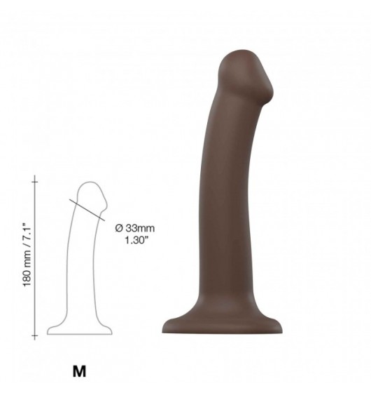 silicone-bendable-dildo-double-density-chocolate-m