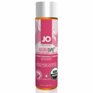 System JO Organic NaturaLove Lubricant Strawberry 120ml