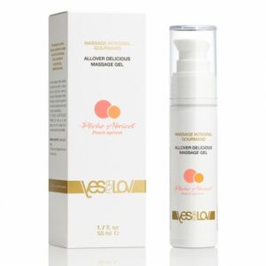 YESforLOV Allover Lubricating Massage Gel Peach Apricot 50 ml