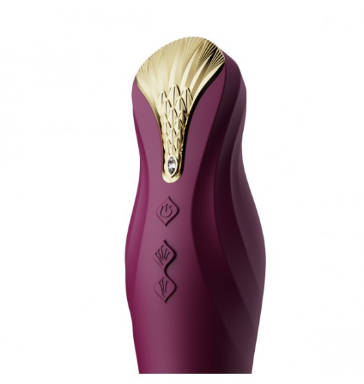 zalo-king-vibrating-thruster-velvet-purple